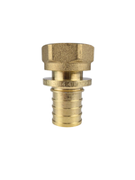 Муфта аксиальная, латунь, внутренняя резьба,32х 1", желтый, RTP (60/10)