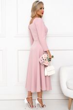 Платье Торжество (пудровый) Р11-1201/3 Nikol