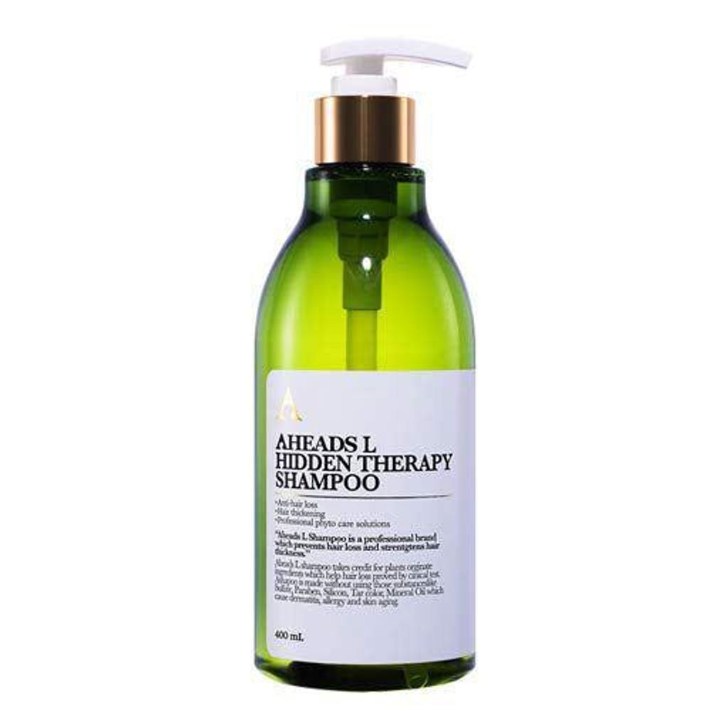 Шампунь для волос с натуральными ингредиентами Aheads Premium Hidden Therapy Shampoo Biotin, 430 мл