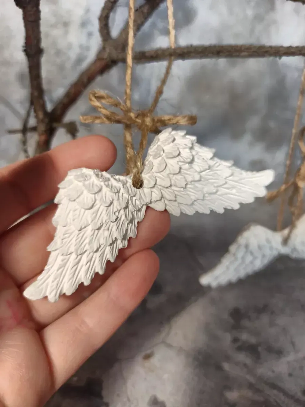 Новогодний декор крылья ангела