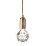 Pendant design lamp Crystal Bulb by Lee Broom (Clear)