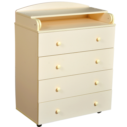 Комод ULYANA 2 - 804 ЛДСП (4 ящика, 80см/слоновая кость)