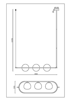 Светильник на штанге Maytoni Erich MOD221PL-03BS