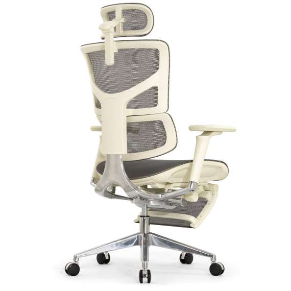Кресло EXPERT 2 SAIL RSAM 01-G (сидение MAX с подножкой, подлокотн 6D(360), сетка сер/каркас светл)