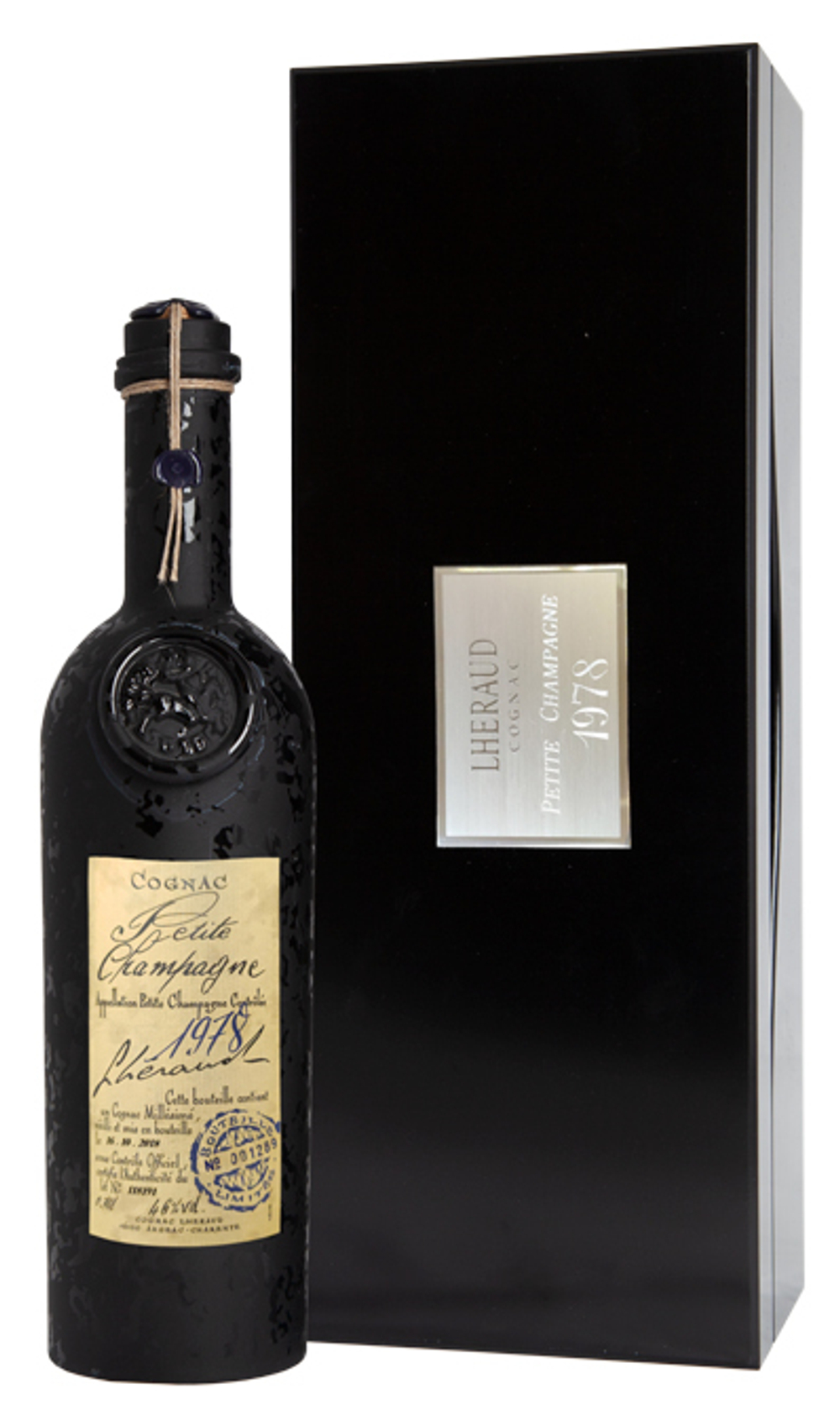 Коньяк Lheraud Cognac 1977 Fins Bois п/уп (дерево), 0.7 л