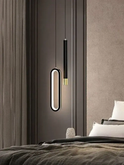 BOMOX Подвесной светильник лофт, светодиодный люстра потолочная, 3 режима освещения (3000-6000 К)