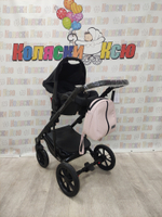 Коляска модульная Riko Ozon Pastel 01 розовый