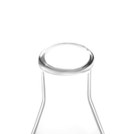 Колба коническая, 500 мл, узкое горло, с резиновой пробкой