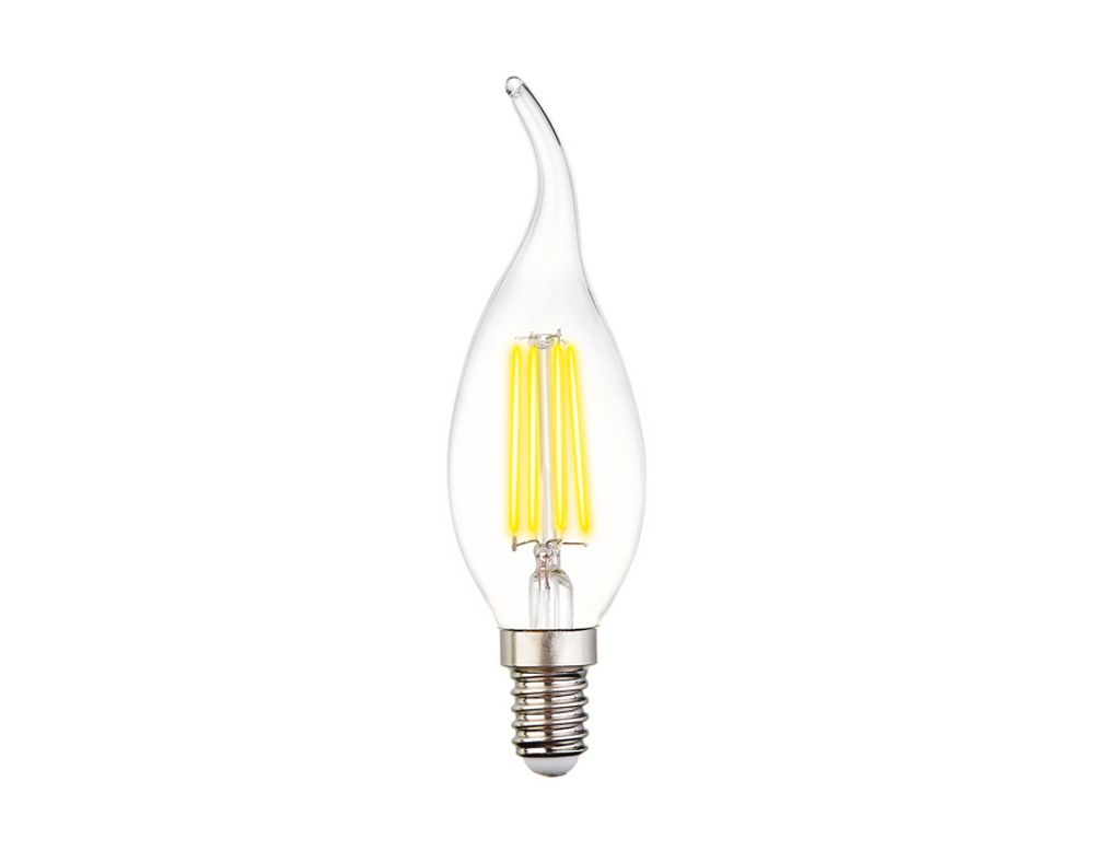 Светодиодная лампа Filament LED C37L-F 6W E14 3000K (60W)