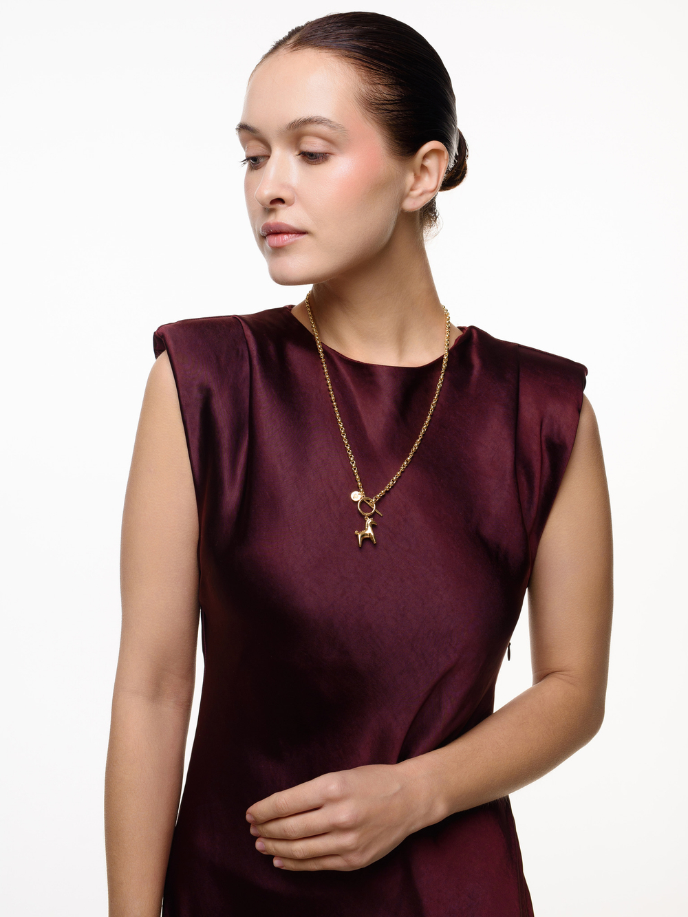 Колье "Horse Folk" Gold