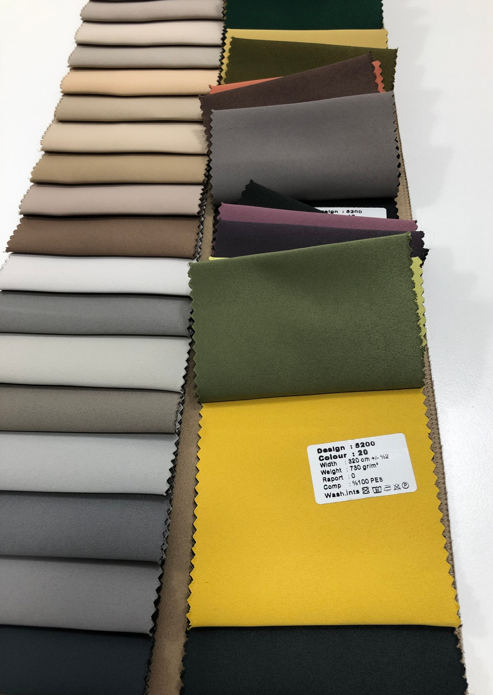 Портьерная ткань двусторонний dimout Megara арт. 5200 (высота 320 см, Турция)