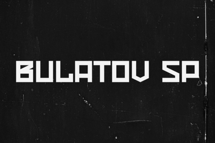 Шрифт Bulatov SP