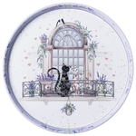 Поднос сервировочный 33*2,1см Agness, 898-249