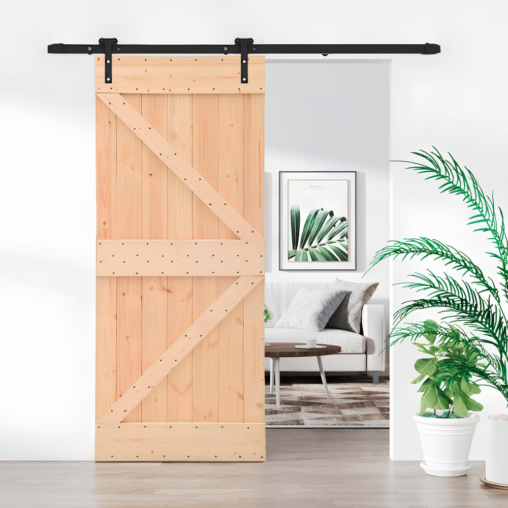 Дверь межкомнатная, 80х210, Дези, из массива дерева, амбарная дверь, для дома и бани, Dipriz