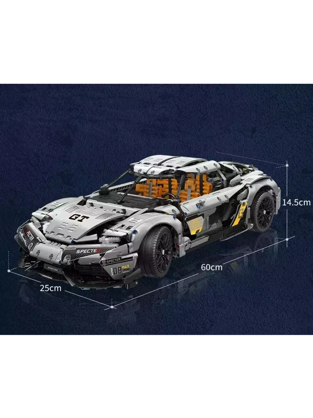 Конструктор Суперкар Koenigsegg SPECTER GT 3508 деталей