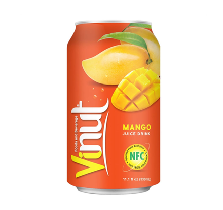 Напиток сокосодержащий б/а Vinut со вкусом манго, 330 мл