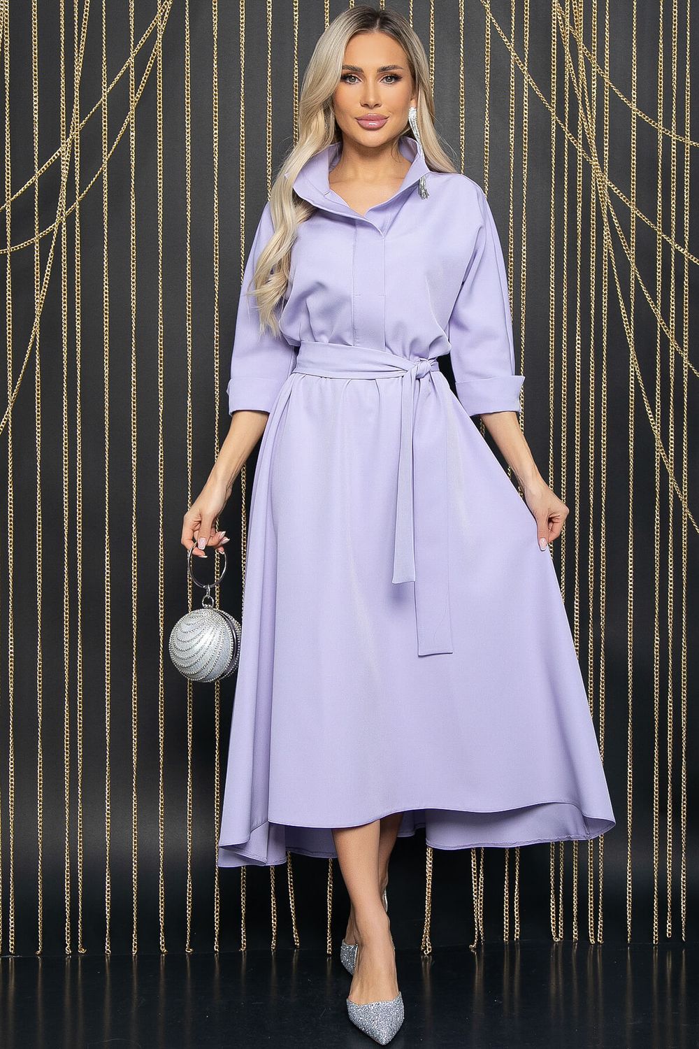 Платье Лорита (сиреневое) П12055 LT Collection