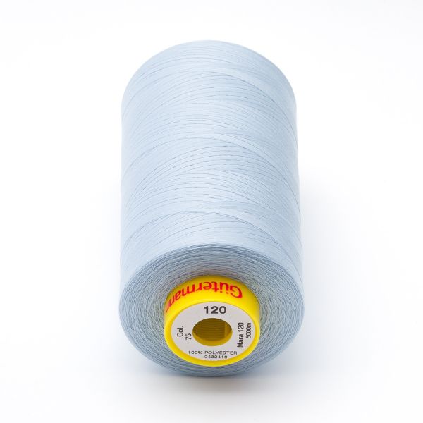 Нитка Gutermann Mara 120 (5000 метров), 1 боб., универсальная | 075 бледный джинс