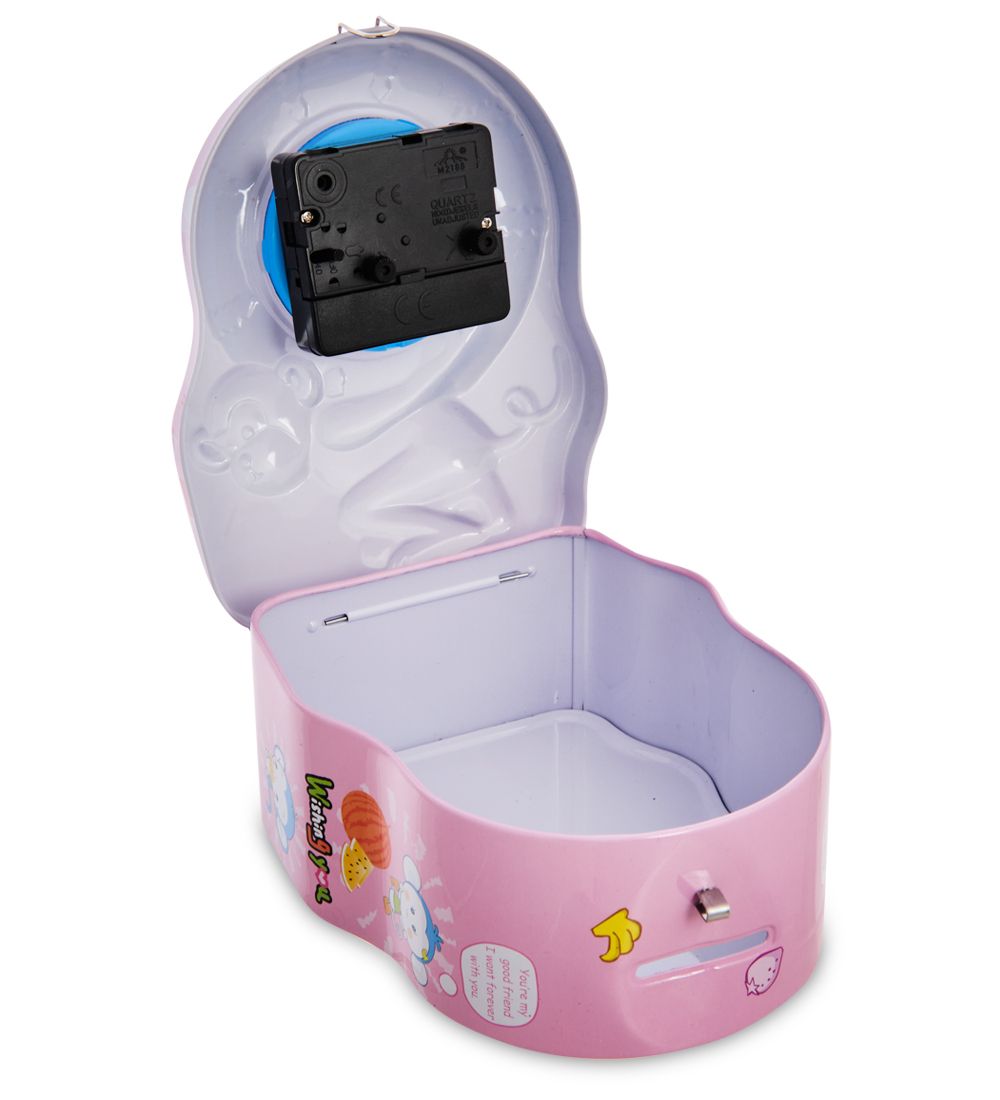 BX- 90/2 Метал. копилка с часами «Обезьяна»