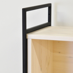 Стеллаж, 180х35х127, Бьерн, напольный, для книг, деревянный, в ванную и прихожую, для кухни, белый, La Redoute