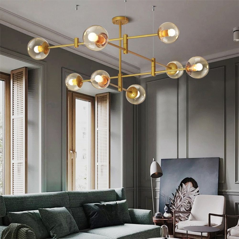 Люстра на штанге GAP золото