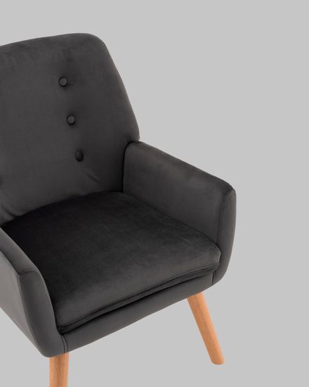 Кресло Райт серый