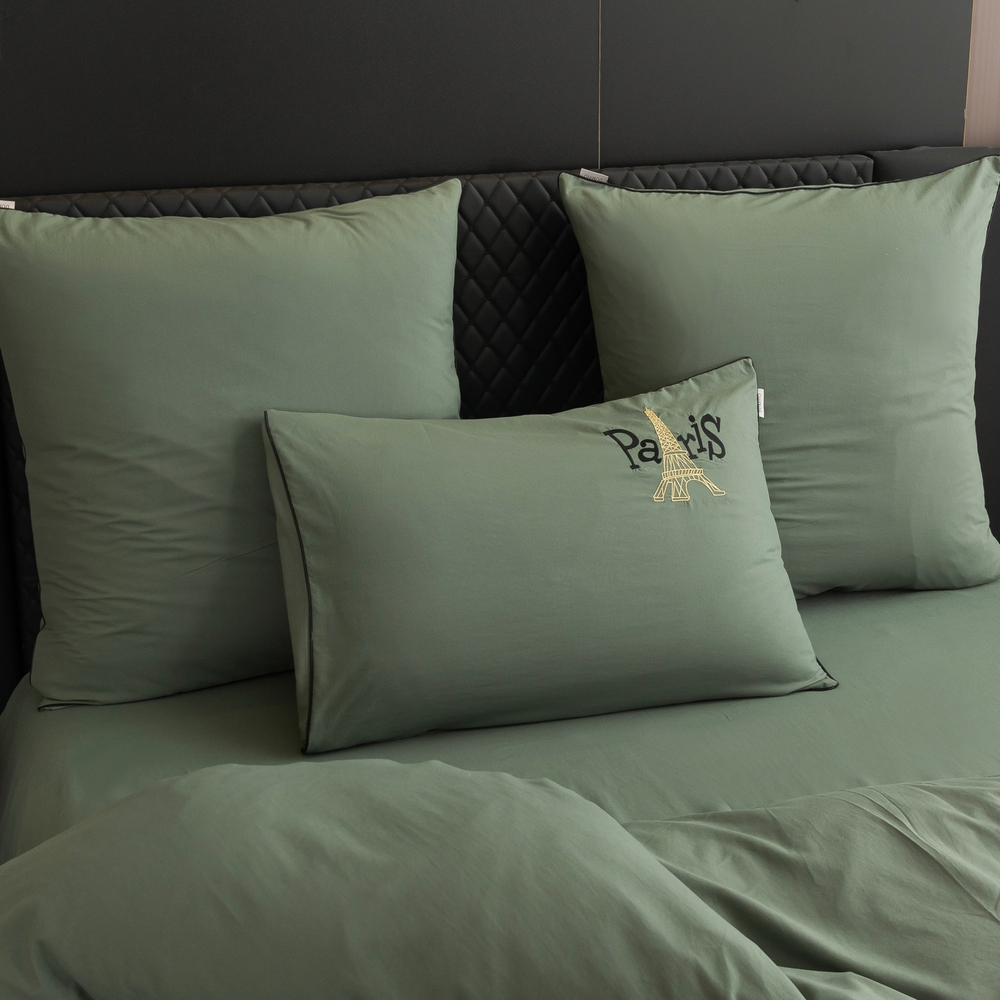 КПБ Mood of Paris на резинке MPR012, Евро, 4 наволочки, простынь 160*200*35