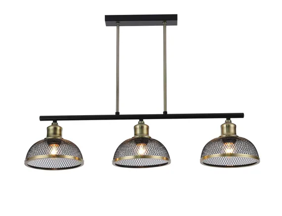 06494/3 BLACK+BRONZE (2) Люстра (RL)