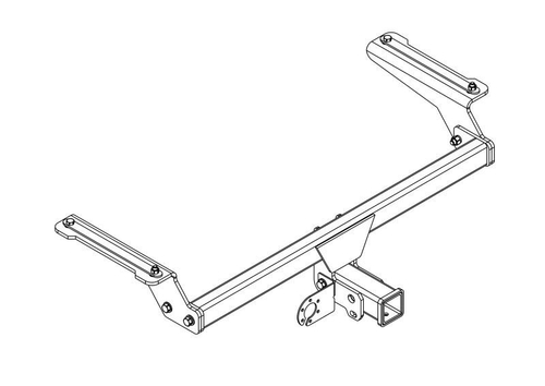 Фаркоп AvtoS для Haval F7 американский квадрат 2019- с универсальной электрикой Smart(блок) и сертификатом в комплекте, арт.(HV 03B+smart)