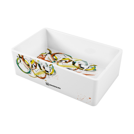 Купить Мойка Omoikiri Mikura 76-Tokyo 3 Natceramic | Белый