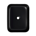 Раковина накладная CULTO JET 535*375*130 прямоугольная черная с донным клапаном (черный)