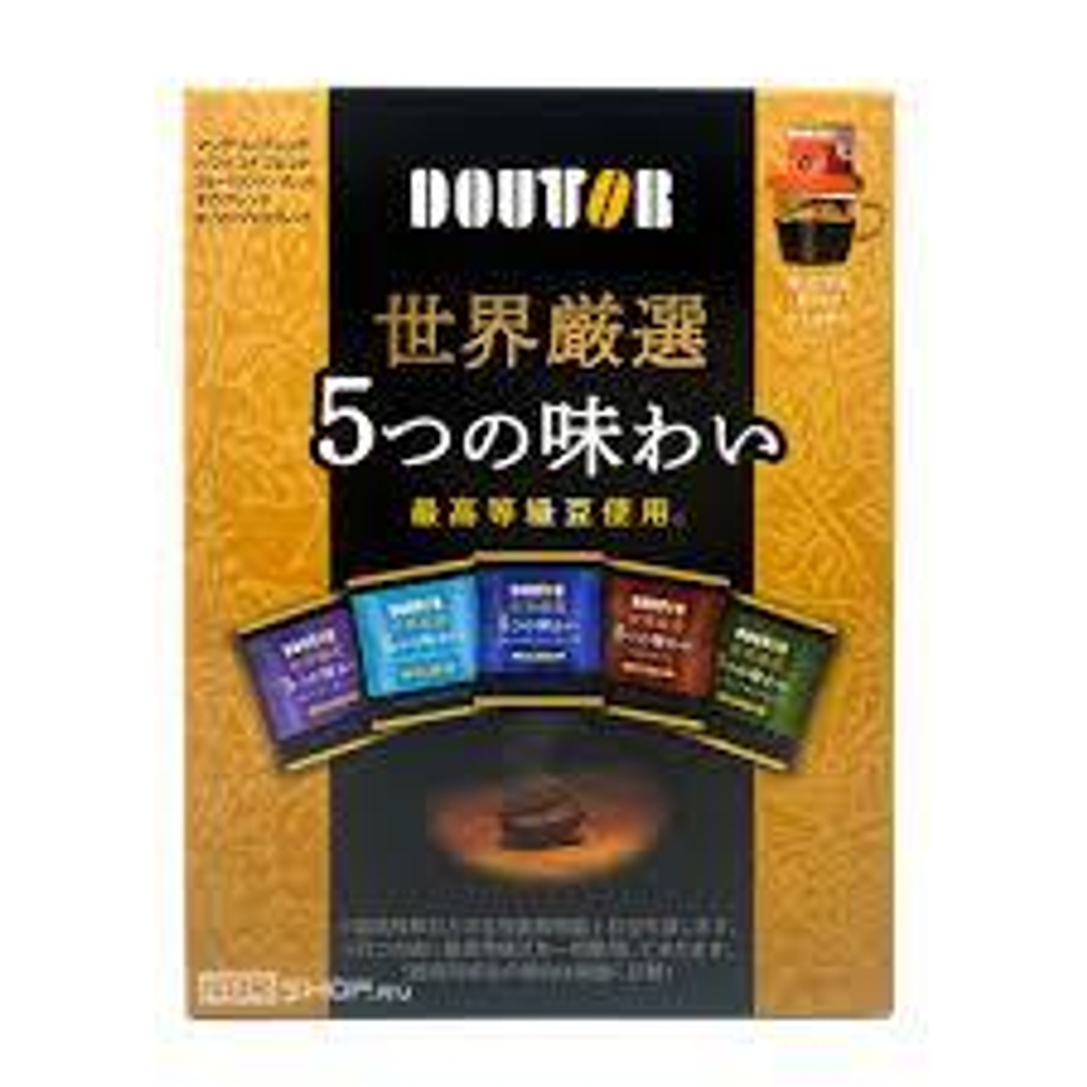 Кофе Доутор молотый Ассорти 5вкусов Лимитед Эдишн 50г 5шт 10г