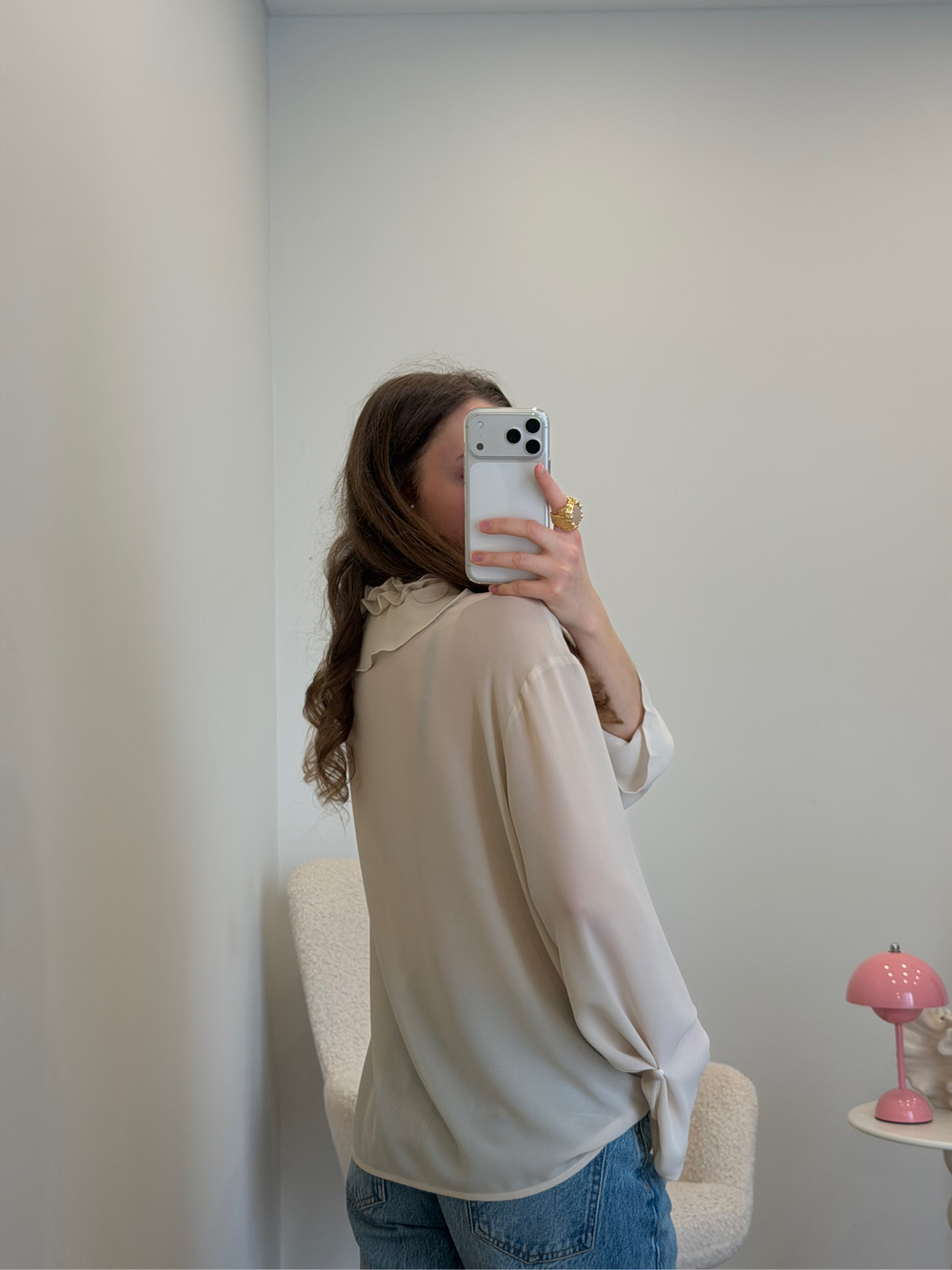 Блуза Flow молочный