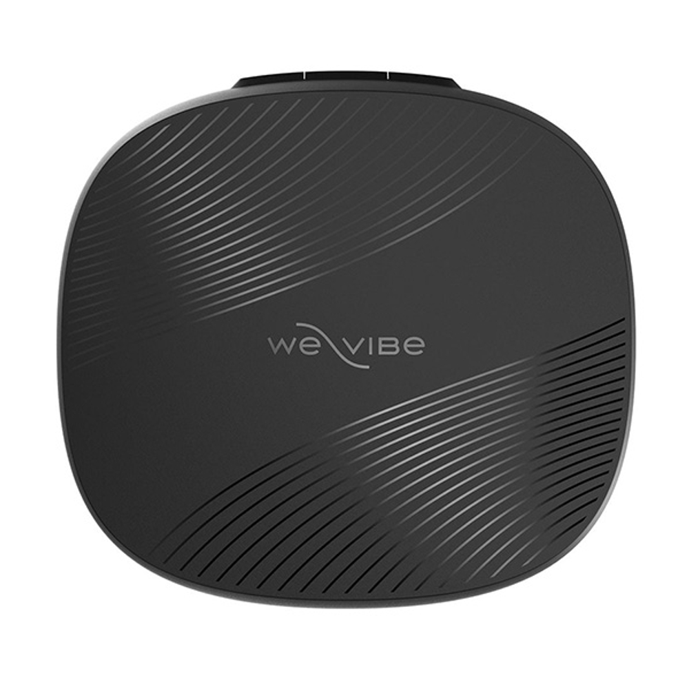 Черный вибратор 8см для пар с пультом ДУ и управлением через приложение We-Vibe Chorus Pro Satin Black SNSP1SG9