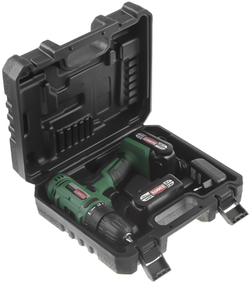 Аккум.дрель Hammer Flex ACD12BS  12В 2АКБx2Ач 10мм 0-350/0-1350об/мин 32Нм в кейсе быстр зарядка