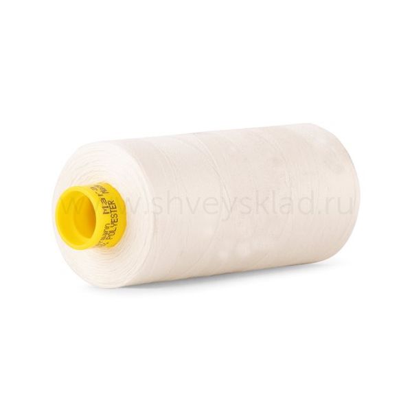Нитка Gutermann Mara 120 (1000 метров), 1 кат., универсальная | _001 молочный (сумрачно-белый)