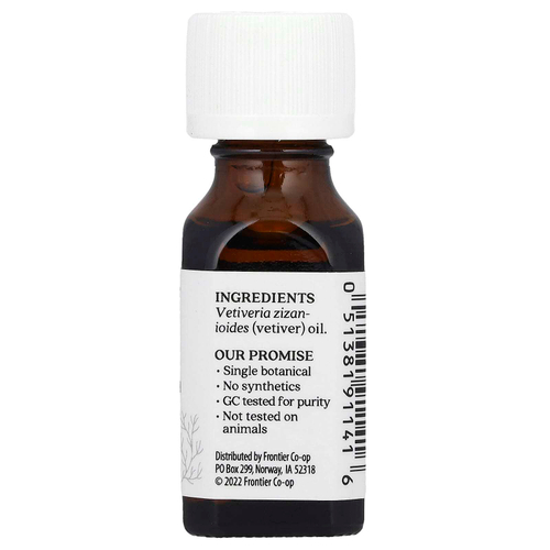 Aura Cacia, Чистое эфирное масло, ветивер, 15 мл (0,5 жидк. унции)