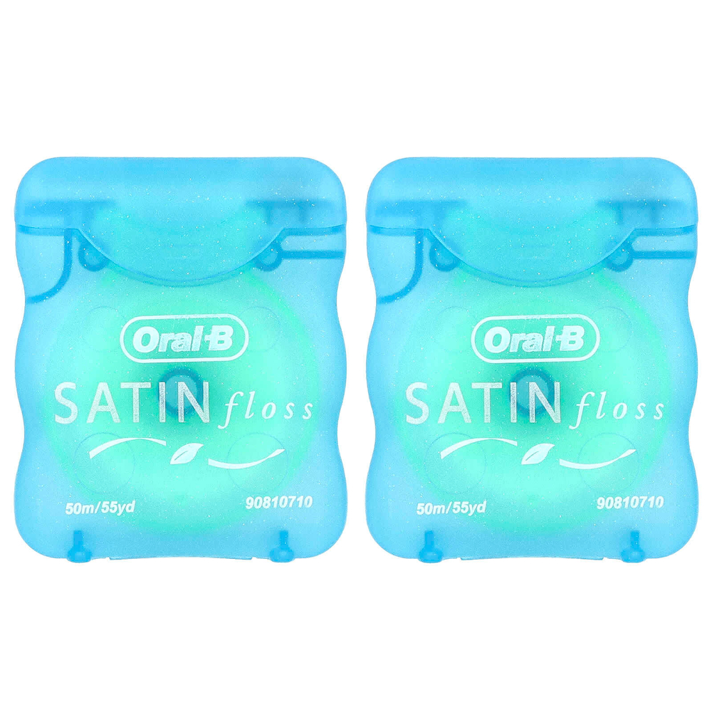 Oral-B, Complete, SATINfloss, мята, 2 шт. В упаковке, 50 м (54,6 ярда)