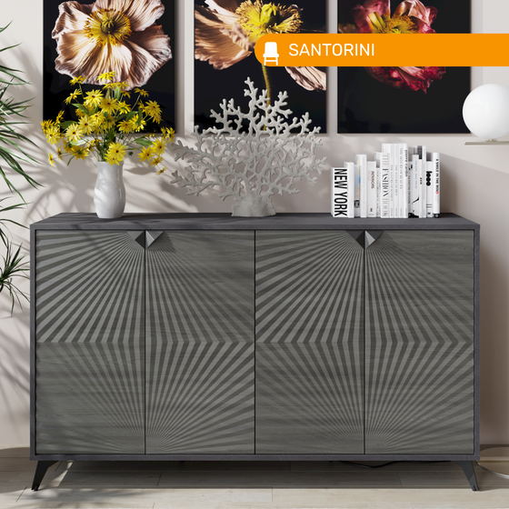Комод SANTORINI, цвет санторини темный/матера