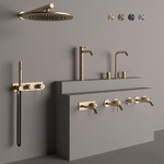 Ручная лейка Gessi Bath-Shower 316, с защитой от известкового налёта, цвет Brass Brushed PVD