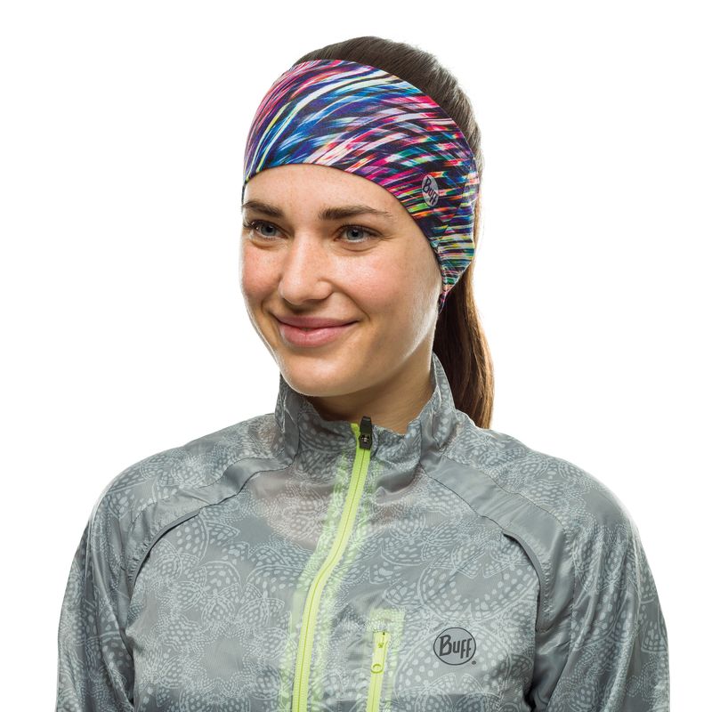 Повязка на голову спортивная Buff Headband CoolNet Crystal Multi Фото 2