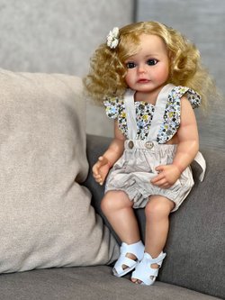 Кукла Реборн виниловая 55см в пакете (FA-001FVA)