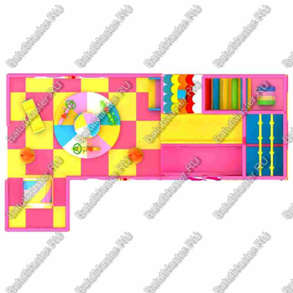 Детский игровой лабиринт «Забег сладкоежек»