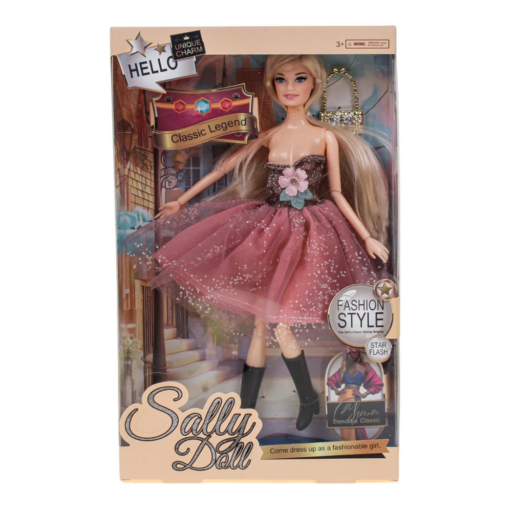 Кукла тип модель, с аксесс. коробка 2384-4