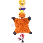 Игрушка для собак средних и малых пород «ЗООГРАД», утка с канатом, с пищалкой и шуршалкой, 31*16см (лейбл)✦