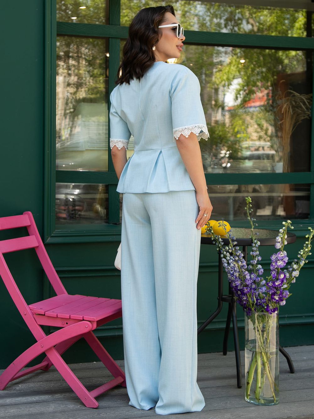 Костюм Золотая эпоха (небесный) К15995-5М LT Collection