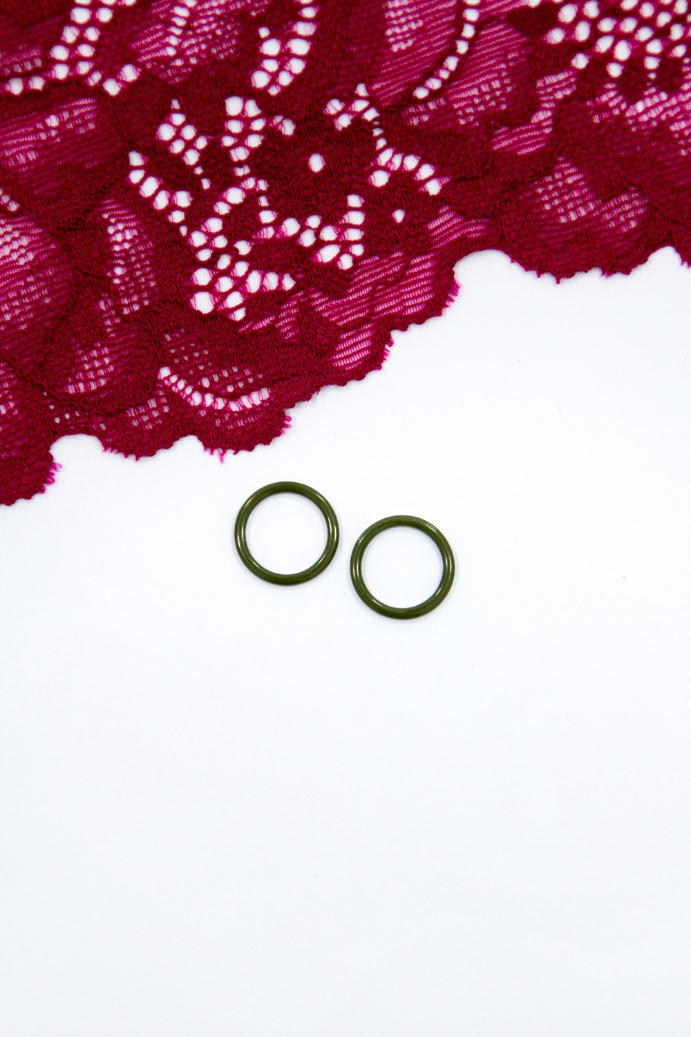 Кольцо, регулятор, крючок для бюстгальтера хаки 1 см