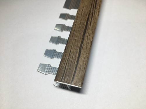 ATZг 10мм "DO-1" 2,7м Античный кофе Z-об. 16мм гиб. ламинир. алюм.