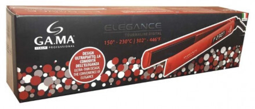 Щипцы-выпрямители Elegance турмалиновые, плавующие полотна 12см