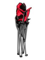 Кресло складное Nisus серый/красный/черный (N-244-GRD-1)